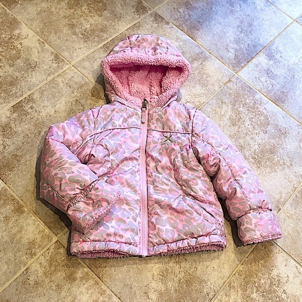 ZeroXposur girls animal print hooded winter coat